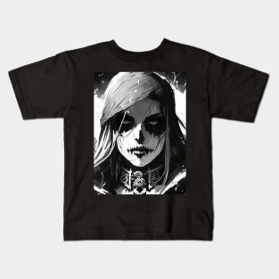 Gothic Beauty: A Witchcraft Art Print for Darkly Glamorous Souls Kids T-Shirt